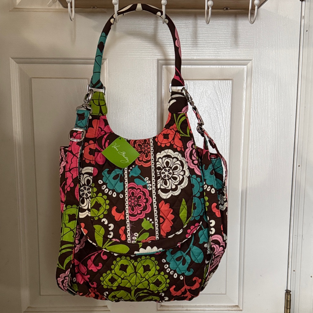 Vera Bradley New! Colorful Floral Women's Convertible Purse Bag Backpack